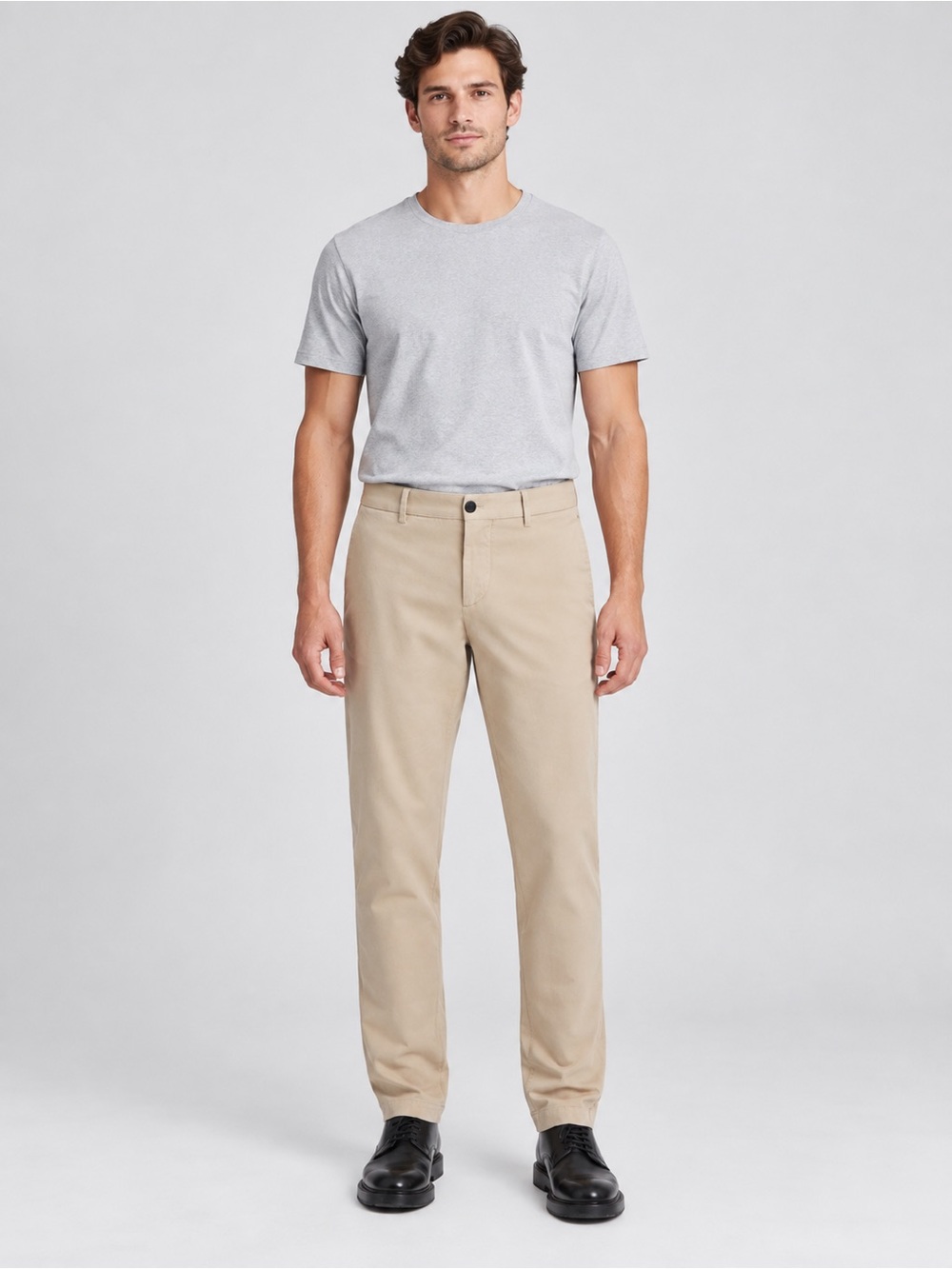 NWT Massimo Dutti Men's Slim Fit Trousers Tan Brown 36 x 31 Business Casual